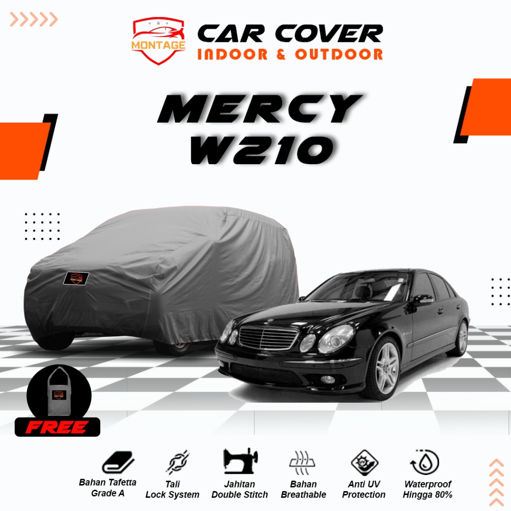 Body Cover Mobil Mercy W210 / Sarung Mobil Sedan Mercy W210  / Selimut Penutup Mobil Mercy W210
