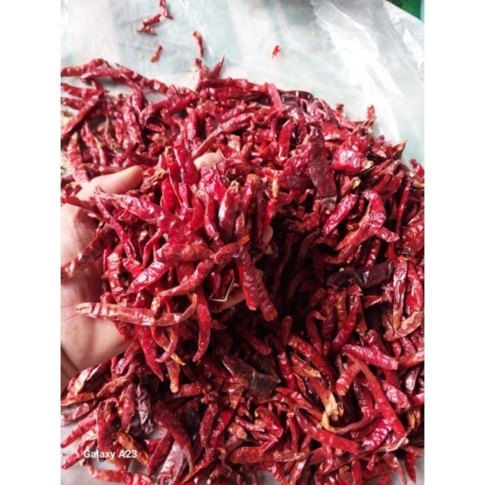 

Cabe Kering Merah Extra Pedas Lepas Tangkai 1Kg Sidoarjo Fresh