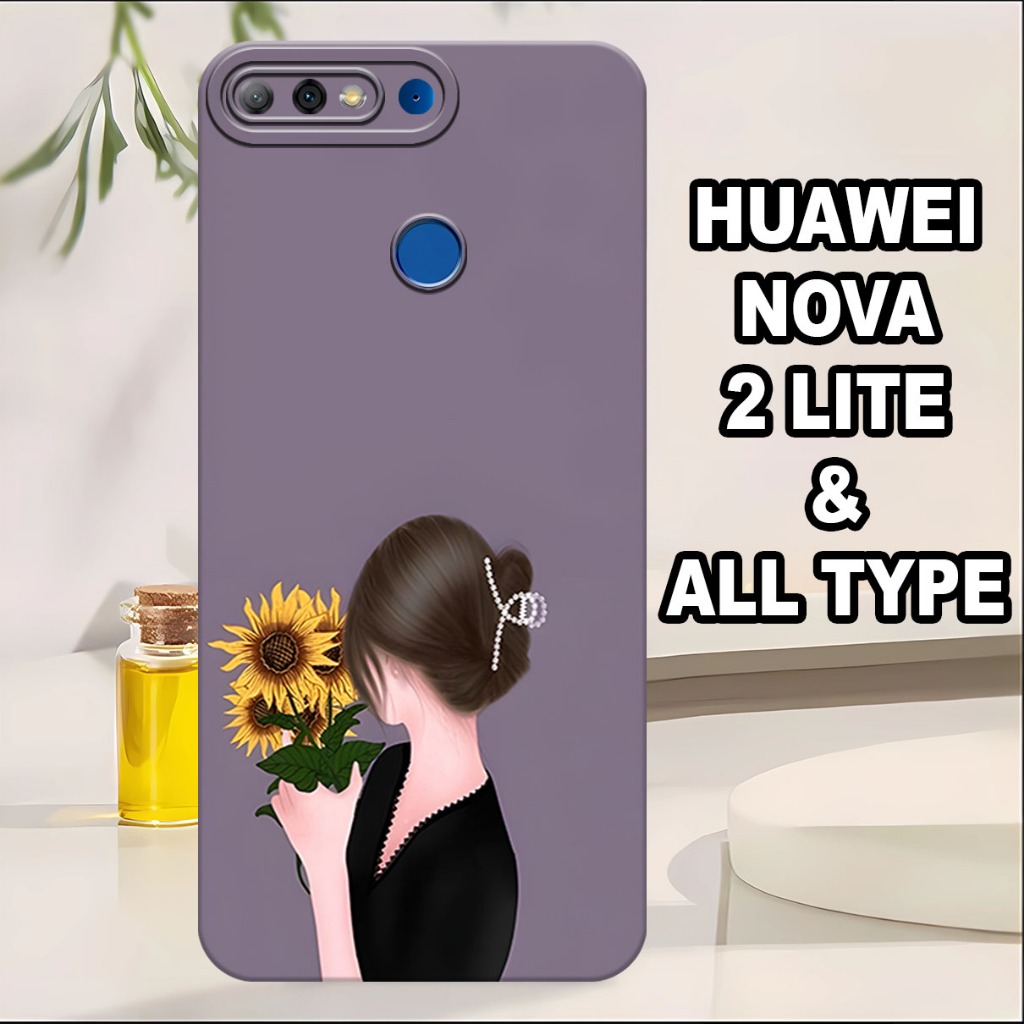 G59 - Silikon HUAWEI NOVA 2 LITE - Softcase pro camera HUAWEI NOVA 2 LITE - Motif CEWEK - Bahan  Kar