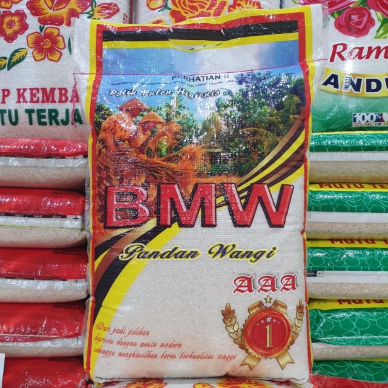 

BERAS BMW AAA PANDAN WANGI 20KG 10KG 5KG