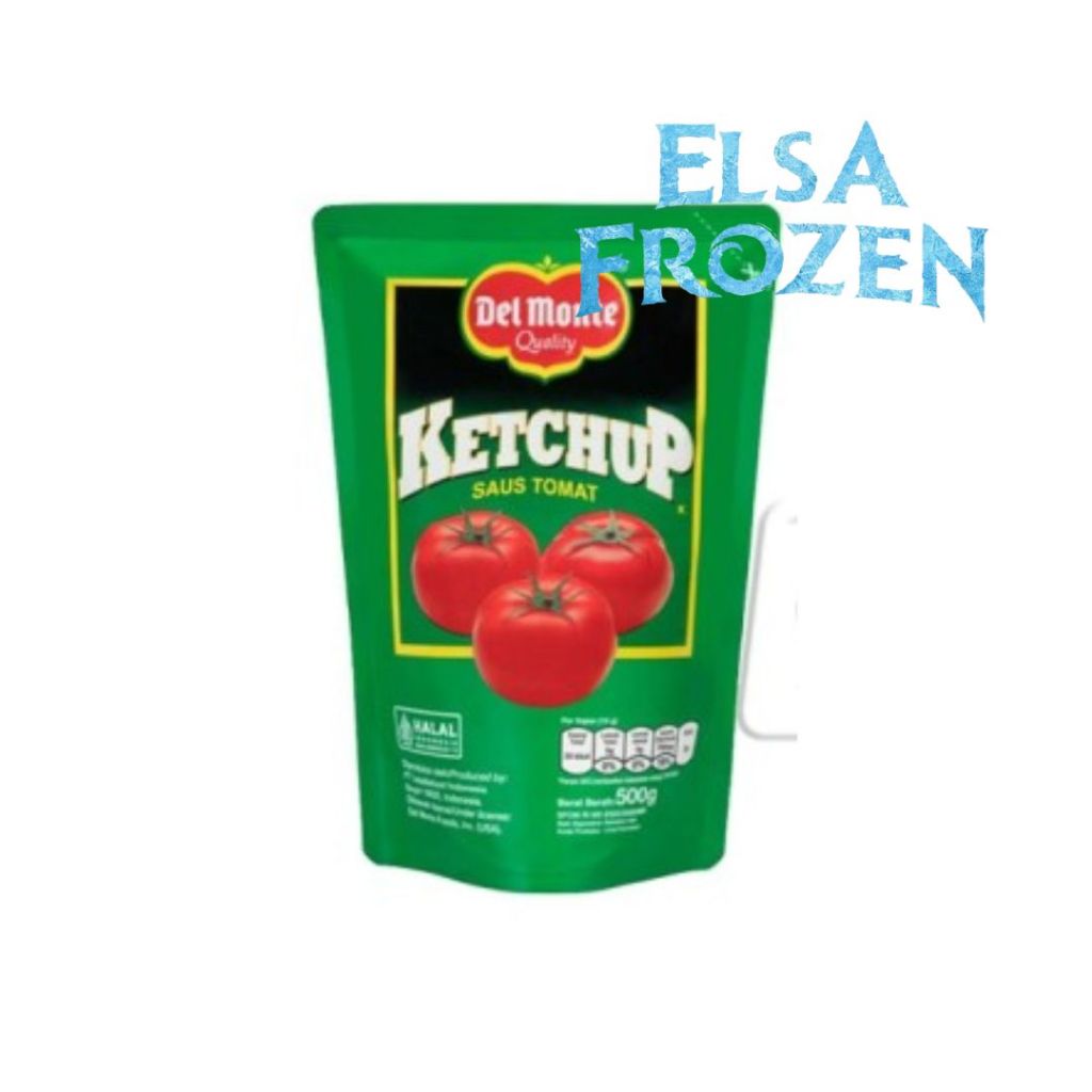 

DELMONTE TOMATO SAUCE 500GR POUCH/SAUS TOMAT