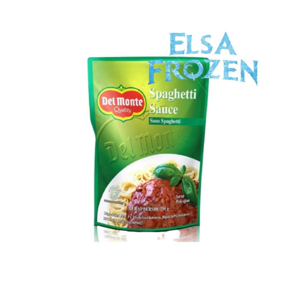 

DELMONTE SPAGHETTI SAUCE POUCH 250GR SAUS SPAGHETI