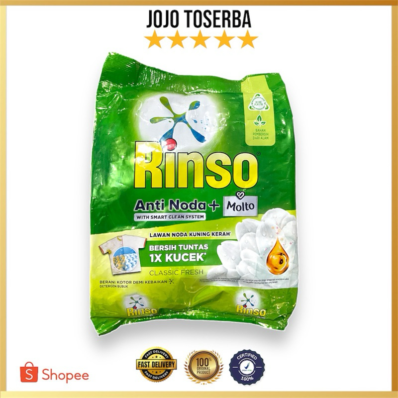RINSO ANTI NODA + MOLTO CLASSIC 1.2KG