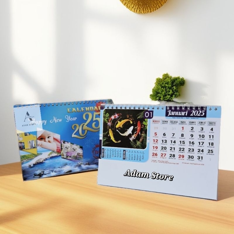 

Kalender meja 2025 kalender meja standar BO 06 Ikan Keberuntungan ( terima castume cetak merek)