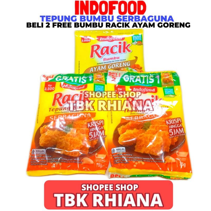 

Indofood Tepung Bumbu Serbaguna 2 Sachet 75gr