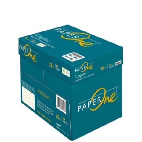 

KODE H3J PAPERONE A4 75 GRAM GrabGojek Termurah Kertas Fotopy Print HVS A4 75 gr PaperOne Box Dus