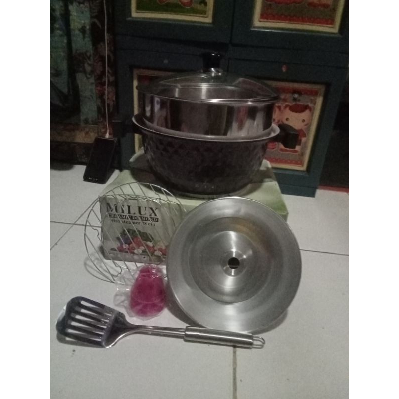 MILUX CERAMIC DIAMOND With Steamer 28cm Original