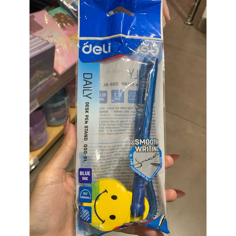 

Deli Desk Pen Stand Q50-BL Blue