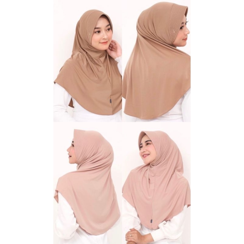 JILBAB INSTAN KERUDUNG BERGO HAMIDAH L | BERGO HAMIDAH ORI | HIJAB BERGO MENUTUP DADA | HIJAB SPORT