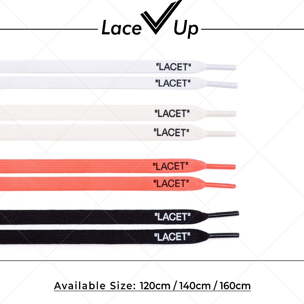 KODE T5G Tali Sepatu Offwhite AF1 LACET Shoelaces