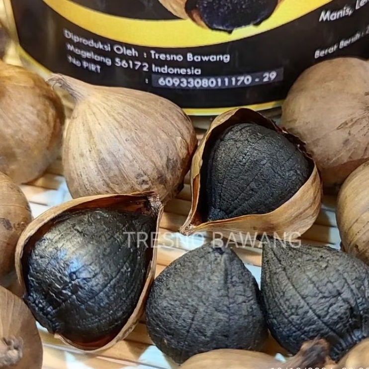 

Bawang hitam tunggal Black garlic Tresno bawang SUPER