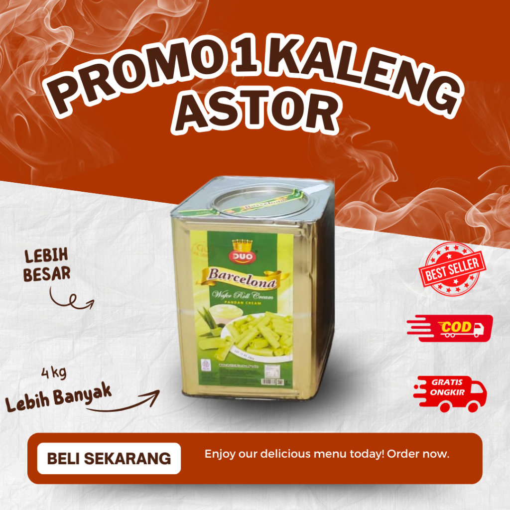 

Astor Manis 1 Kaleng isi 4 Kg / Cemilan Enak dan Murah / Snack Kiloan Murah/ Astor Murah dan Enak