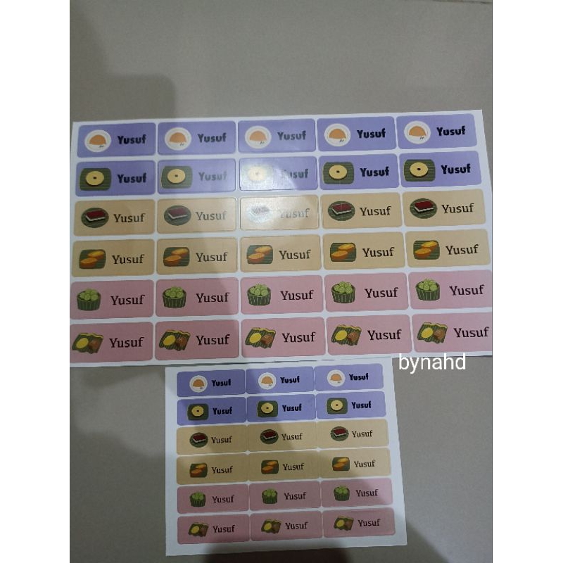 

stiker nama tema kue tradisional kue basah