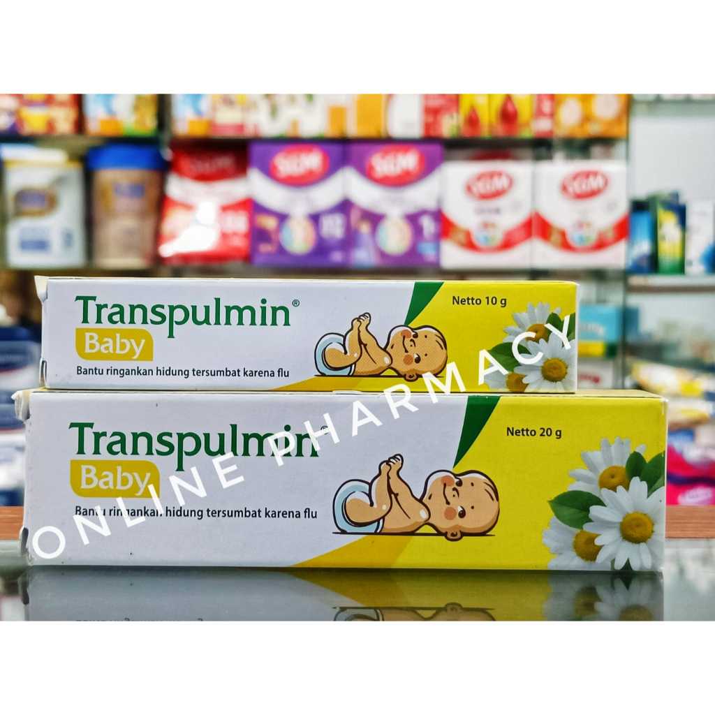 Transpulmin Baby 𝟏𝟎𝐆𝐑 & 𝟐𝟎𝐆𝐑 - Balsam Flu dan Batuk Bayi