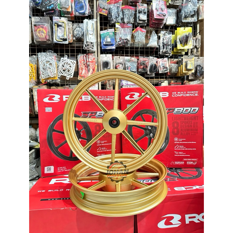 Velg variasi rcb palang 8 ukuran 185/215 ring 14/ motor vario 125/150
