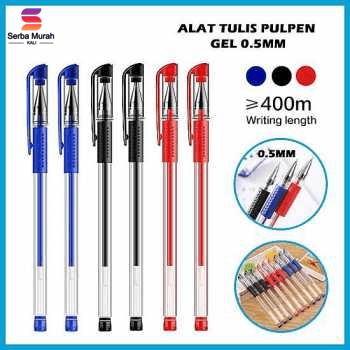 

TSM Pena Gel 0.55mm Standard Pulpen Tinta Cair Alat Tulis Sekolah Kantor Pena Ujung Lancip Murah