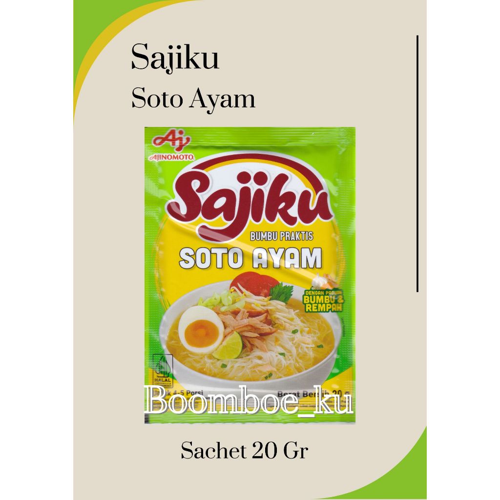 

Sajiku Bumbu Praktis Soto Ayam 20Gr