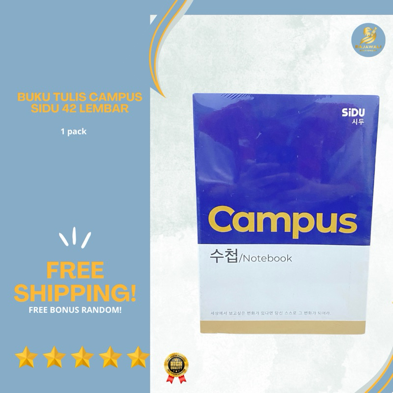 

Buku Tulis Campus Sidu | 42 Lembar | 1 Pack (5)