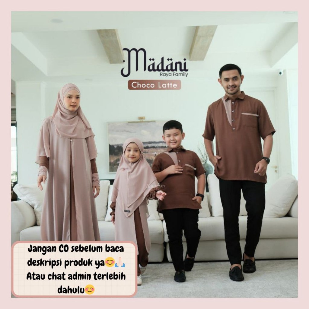 Madani raya sarimbit lebaran 2025 by Shaliha looks OPEN PRE ORDER (READY JANUARI 2025) family set ga