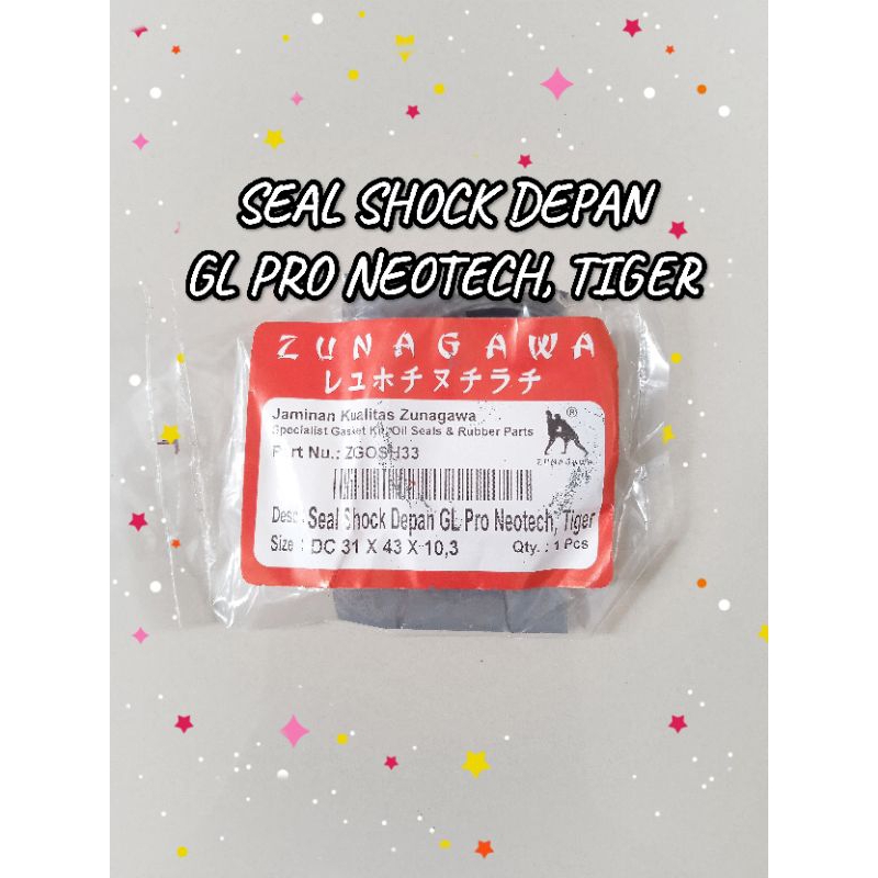 SEAL SHOCK DEPAN GL PRO NEOTECH TIGER DC 31 x 43 x 10,3