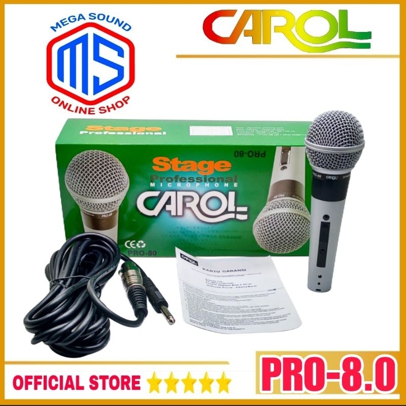 Microphone Kabel CAROL PRO 8.0 Mic Kabel Carol pro 8.0 Mikrophone