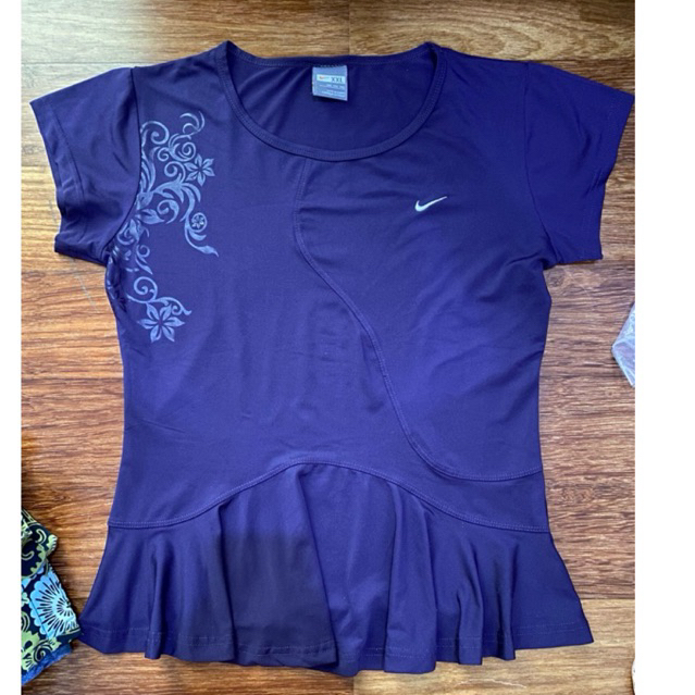 Nike baju pakaian sport olahraga wanita perempuan baju tennis gym senam lari training jumbo size xxl