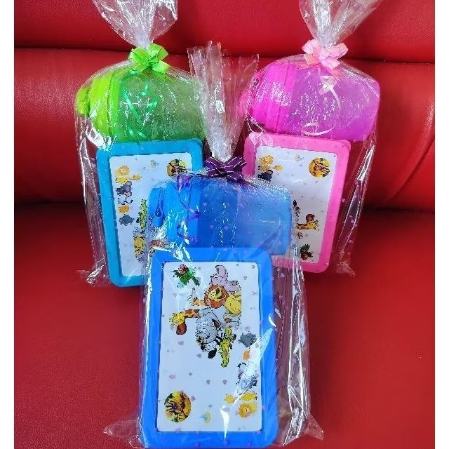 souvenir ulang tahun/souvenir ultah anak kotak makan jerapah + tumbler poppy 350ml