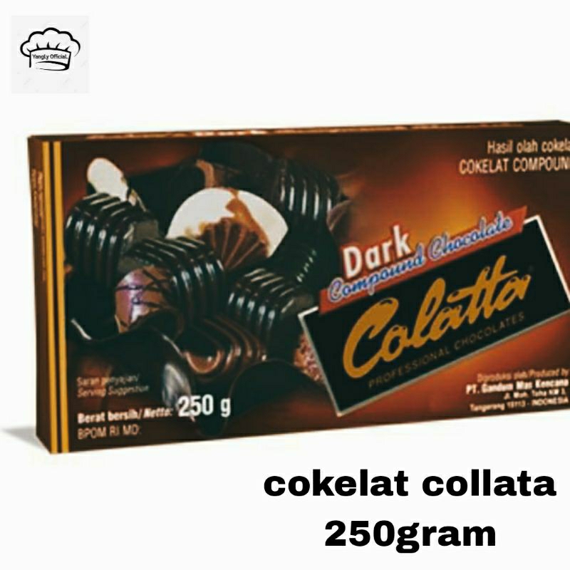 

Cokelat Batang Collata Dark Chocolate Compound 250gr