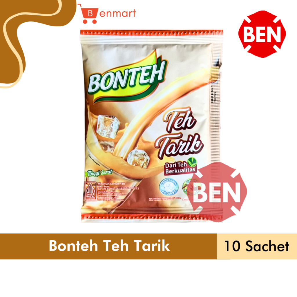 

Bonteh Teh Tarik 1 Renceng 10 Sachet - Minuman Serbuk Tea Tarikk Susu