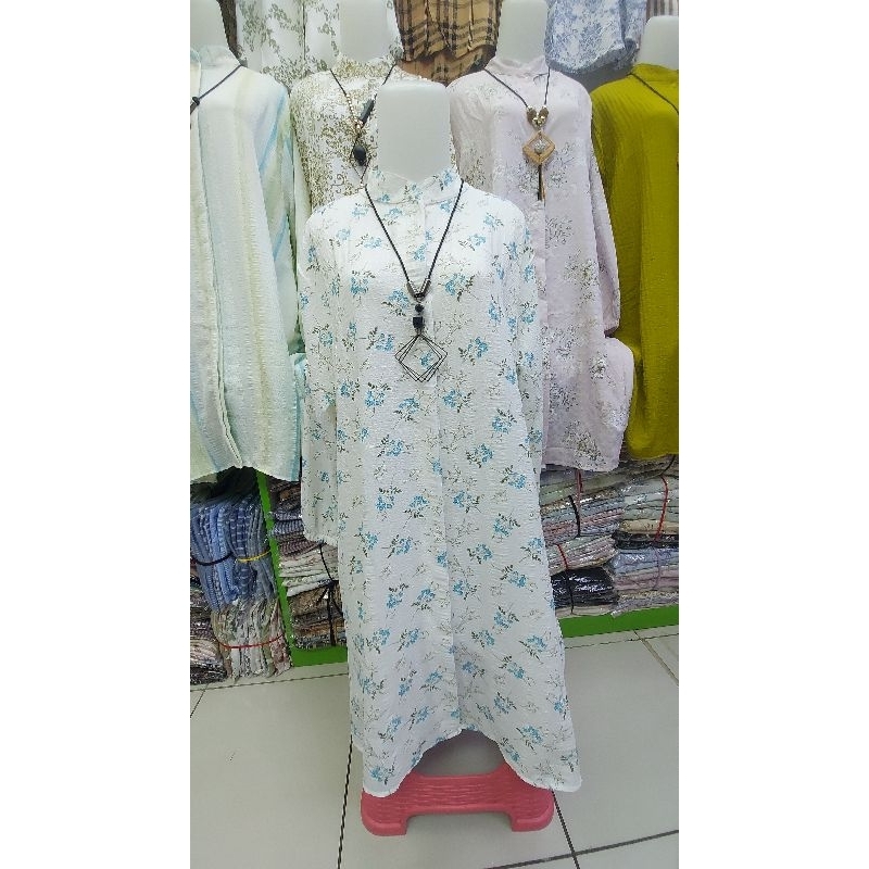 tunik ceya korea Motif bunga