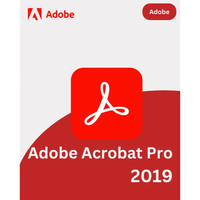 Adobe Acrobat Pro DC 2019 Original 1 PC License Key