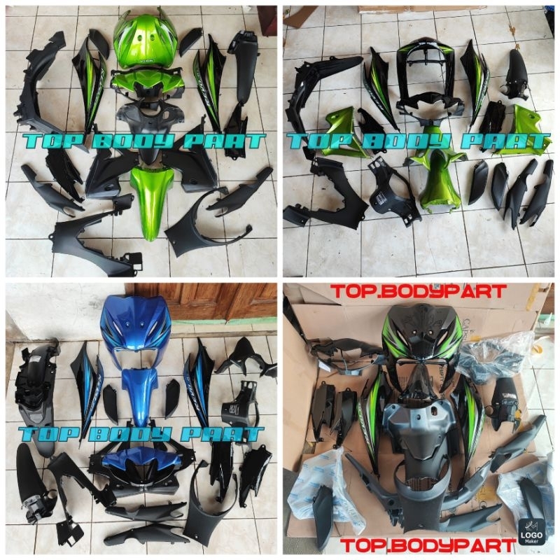 Cover body full body kasar halus revo fit 110 R all warna revo fit karbu 2011 2012