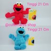 BONEKA ELMO & COOKIE MONSTER SESAME STREET HASBRO - Merah