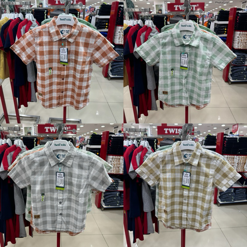 TWIST KIDS - NEW Kemeja Anak Laki-Laki (4-14 Tahun)