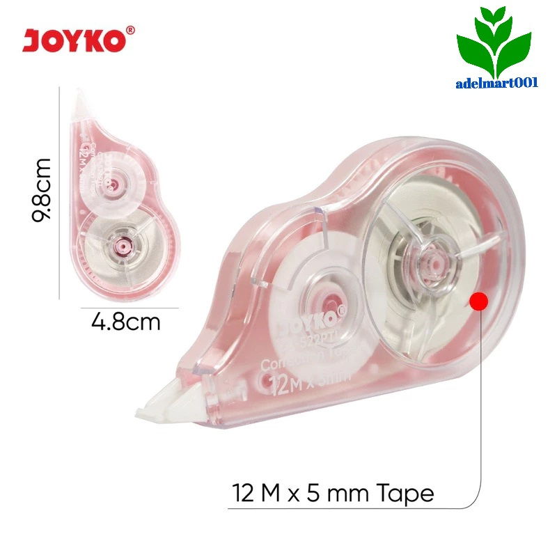 

Pita Koreksi Correction Tape Joyko CT-522PTL Pastel Color