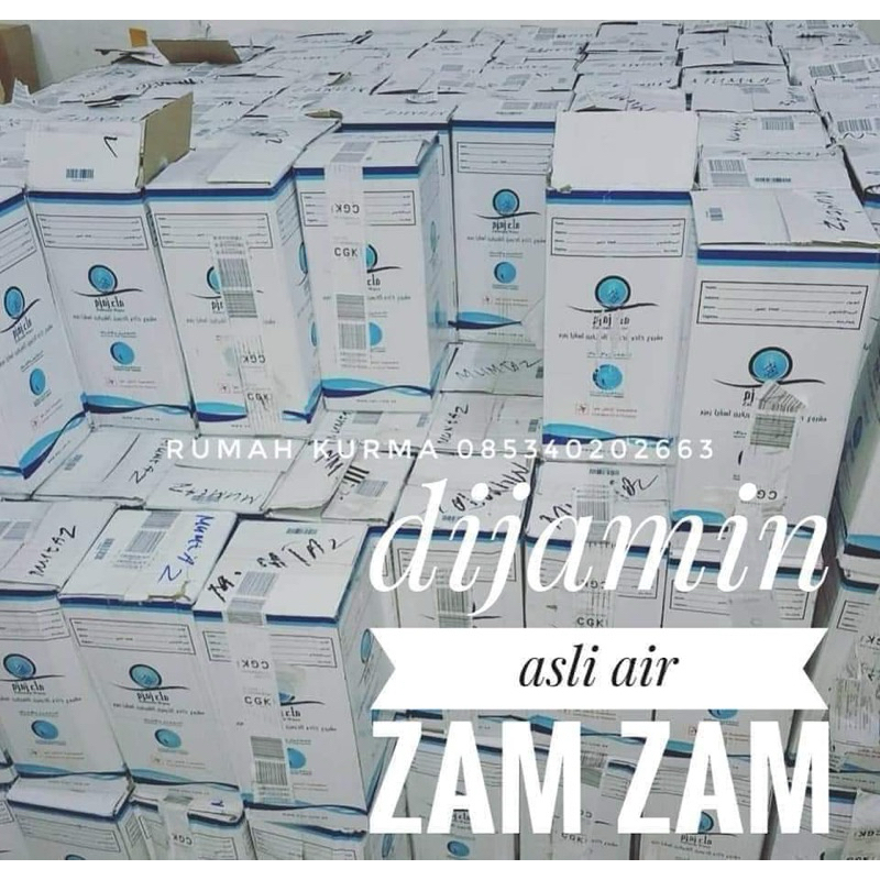 

Air Zam Zam 250 ml /500ml / 1 liter DIJAMIN ASLI original BUKAN BARANG PALSU