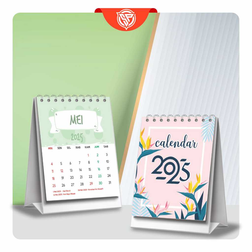 

KALENDER 2025 MINI KALENDER MEJA KALENDER DUDUK 2025