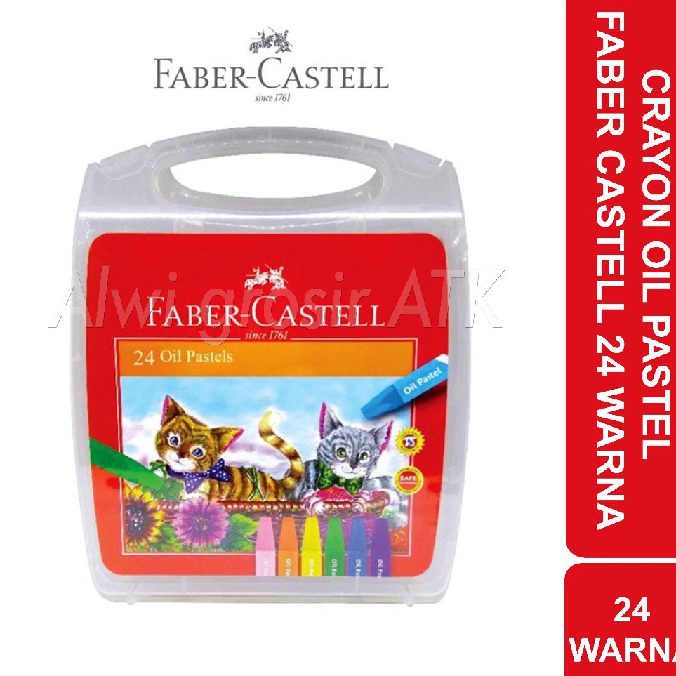 

ART X1L7 Crayon Hexagonal Oil Pastel Faber Castell 24 Warna Eco Kotak Bening 1 Pack