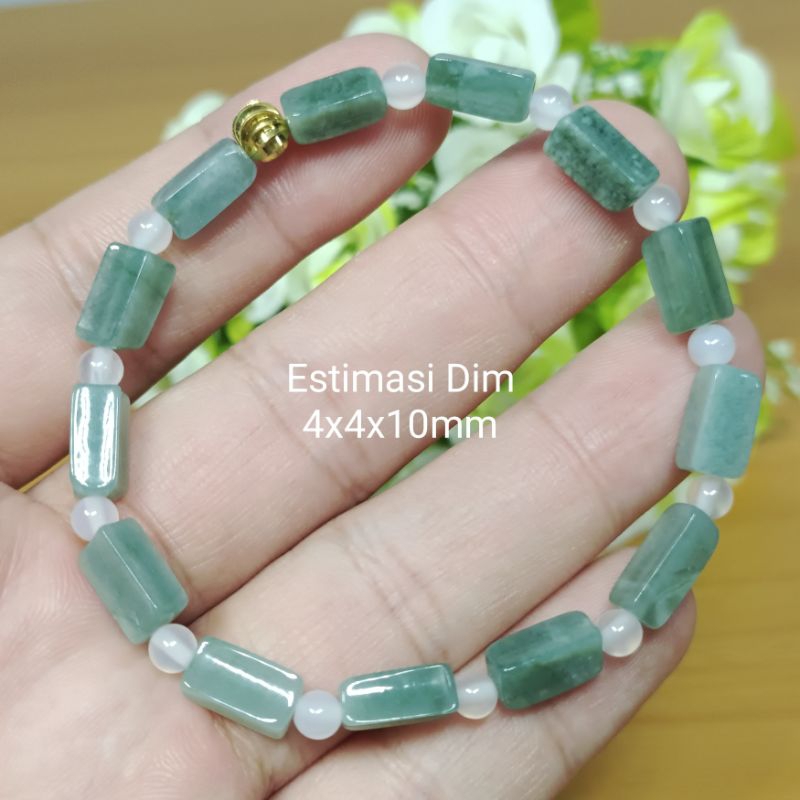 Gelang Giok Burma Jade Sertifikat Type A
