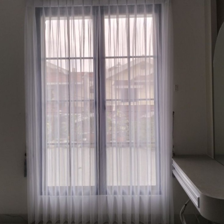 BERKAH NATAL VITRASE POLOS IMPORT PREMIUM  GORDEN DALEMAN  VITRASE GORDEN