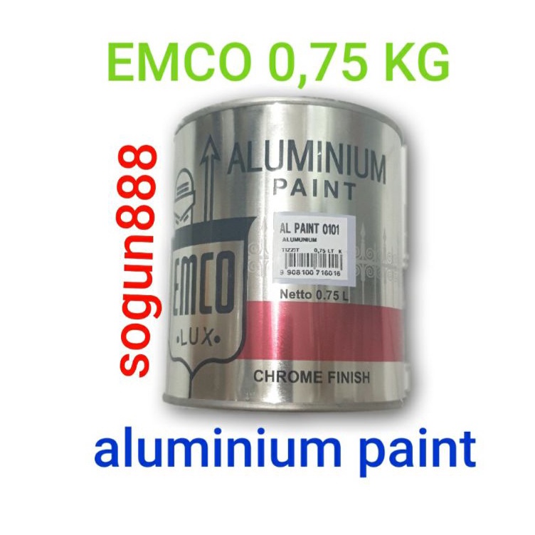 

ART L2L2 Emco aluminium paint 75kg Bron almini Cat chrome finishCat silver