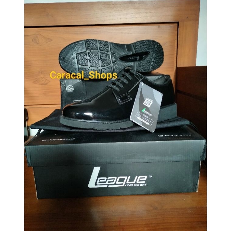 Hot Sell SEPATU PDH JATAH MABES LEAGUE TNI POLRI