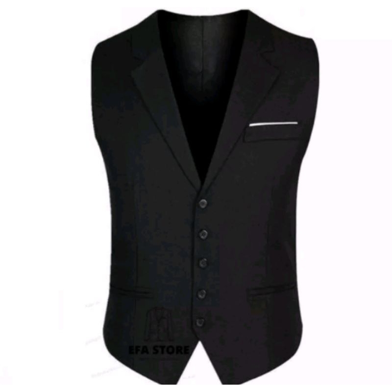 Rompi jas/vest pria kerah jas/Rompi formal