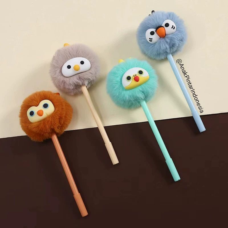 

[ SOFUN ] LITTLE CHUBBY BIRD PLUSH BALL GEL PEN [ ZF-7081 ]