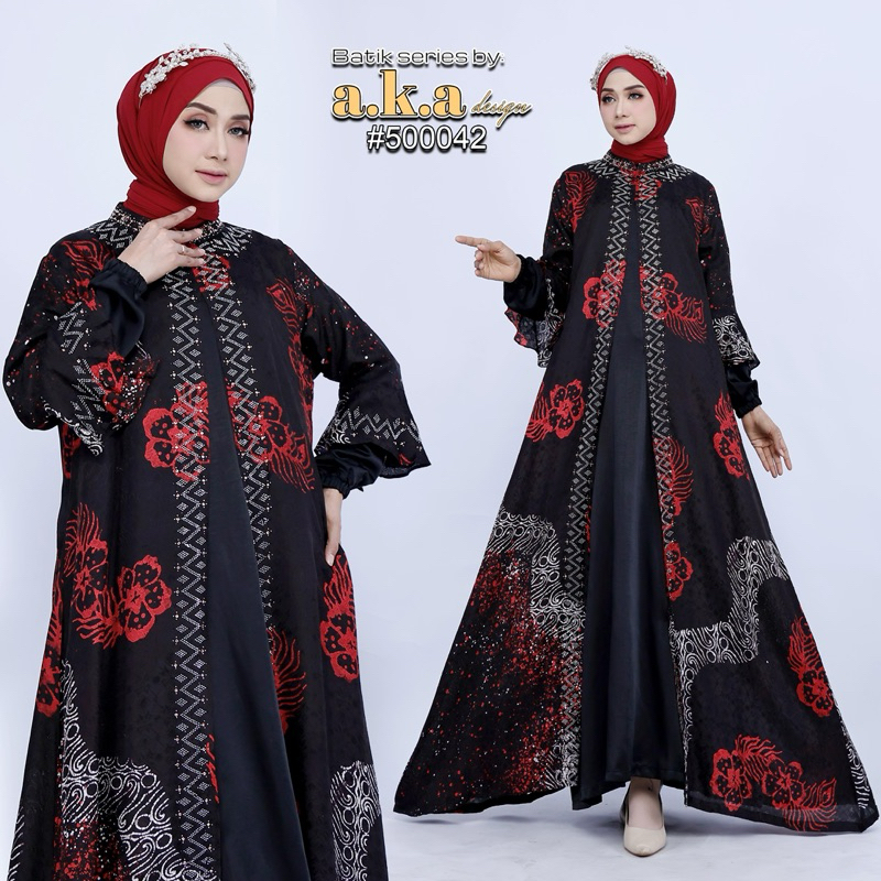 A.K.A DESIGN READY GAMIS BATIK KOMBINASI MAXMARA MIX PAYET BY AKA ORIGINAL