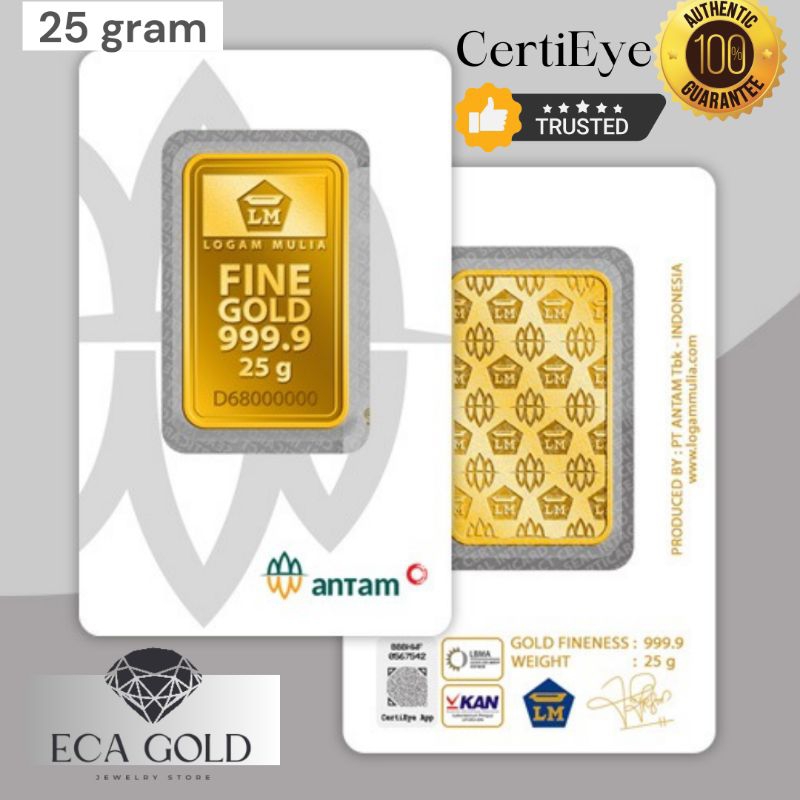 Emas LM Antam 25 Gr