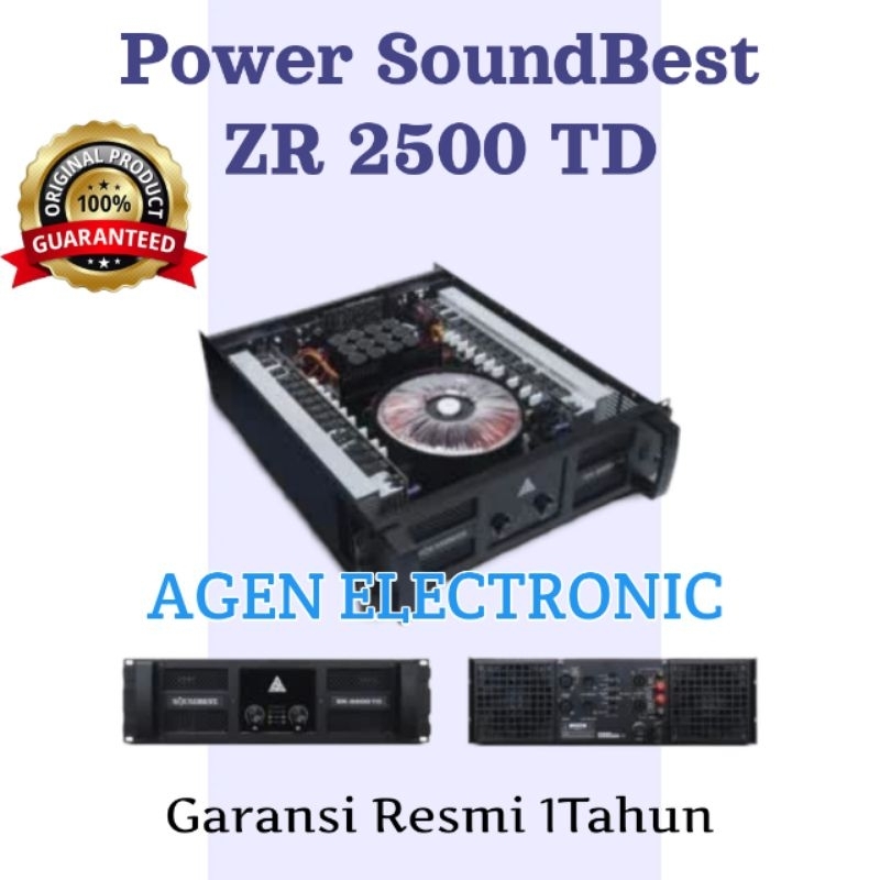 Power Soundbest ZR 2500 TD Original Amplifier Class TD