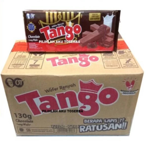 

Wafer Tango 110gr 1 DUS isi 24 PCS - Chocolate