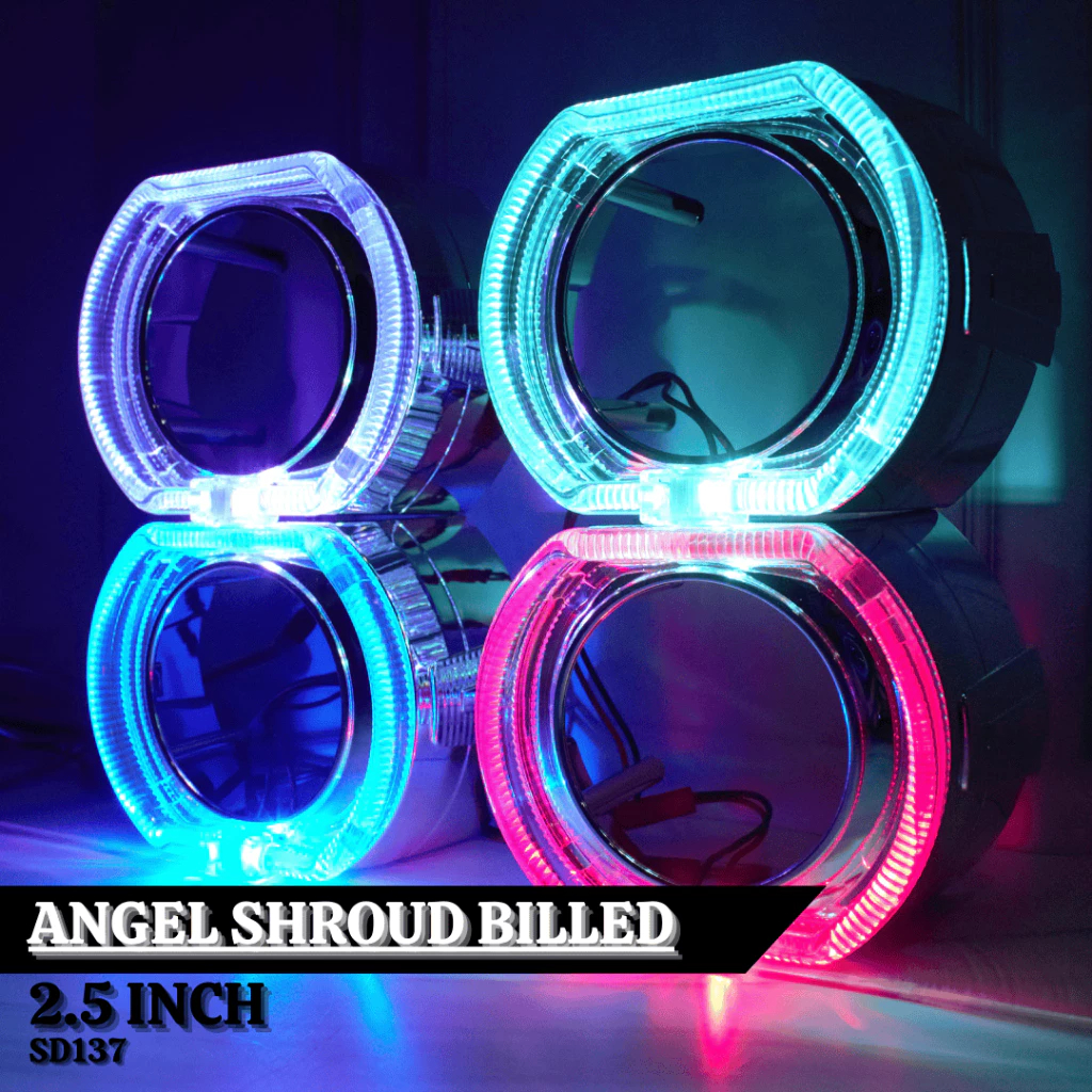 Angel Shroud 2,5 Inch Shroud Angel Biled Ukuran 2,5 Inch Ring Biled Shroud Lampu Biled