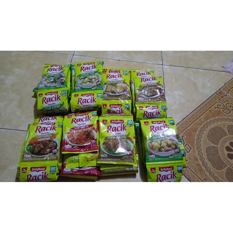 

racik bumbu 1 renteng isi 10